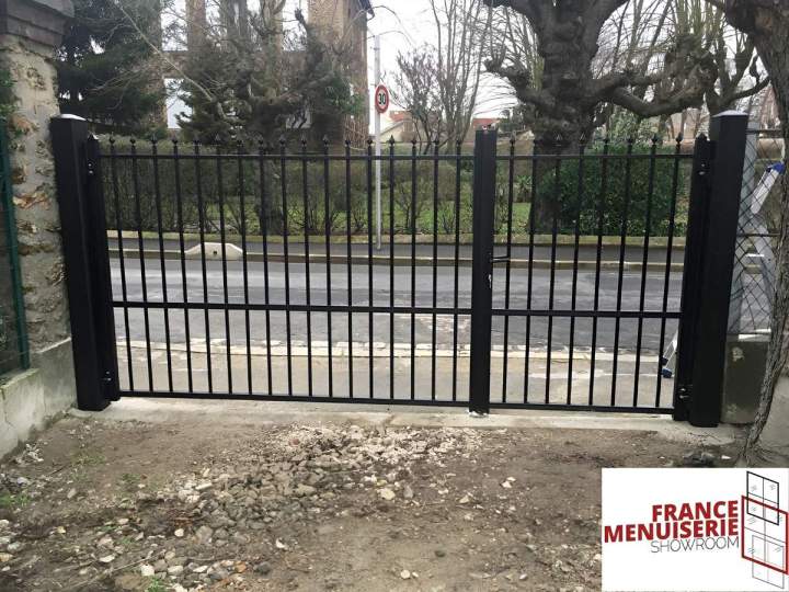 Portail métallique Villepinte