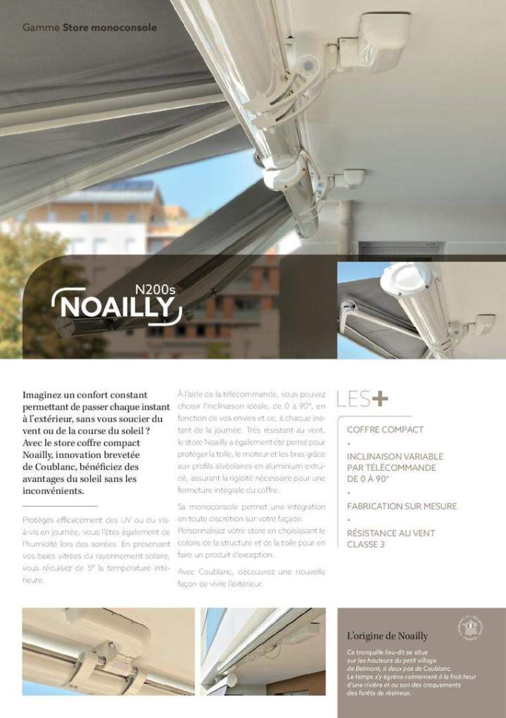 Stores sur mesure Villepinte